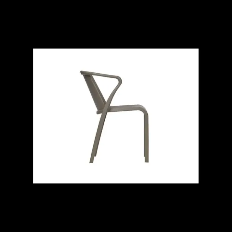 EZPELETA Fauteuil en Polypropylène Fado Taupe Outlet