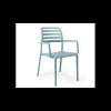 NARDI Fauteuil en Polypropylène Costa Bistrot Céleste Hot