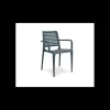 EZPELETA Fauteuil en Polypropylène Park Anthracite Best