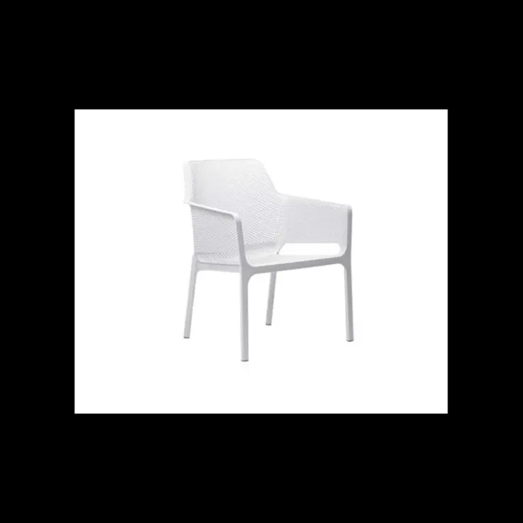NARDI Fauteuil en Résine Blanc Net Relax New