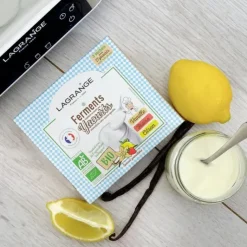 LAGRANGE Ferment Lactique Bio 3 Sachets 12g Vanille, Fraise et Citron Clearance
