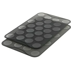 MASTRAD Feuille de cuisson pour Macarons (lot de 2) Hot
