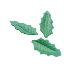 MALLARD FERRIERE Feuille de houx Azyme vert foncé 4,5 cm (x500) Mallard Ferrière