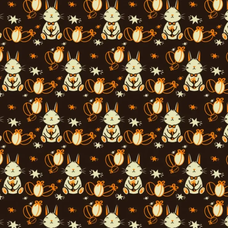 FLORENSUC Feuille Transfert Chocolat Lapin de Pâques 250x400 mm (x3) Hot