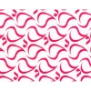 MALLARD FERRIERE Feuilles de transfert chocolat vagues rouges 34 x 26,5 cm (x10) Clearance