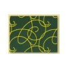MALLARD FERRIERE Feuilles de transfert chocolat arabesques jaunes 34 x 26,5 cm (x10) New