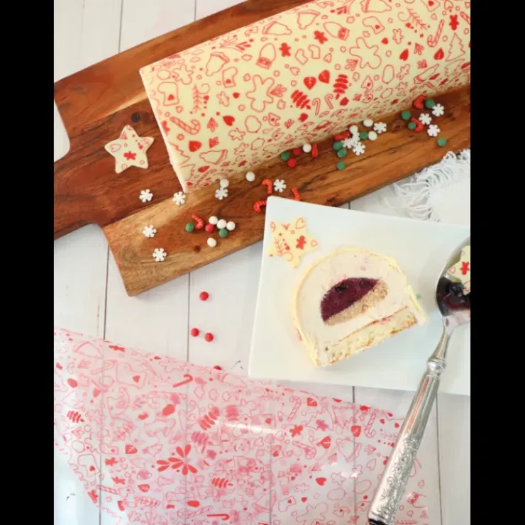 SCRAPCOOKING Feuilles de Transfert Chocolat Noël (x2) Discount