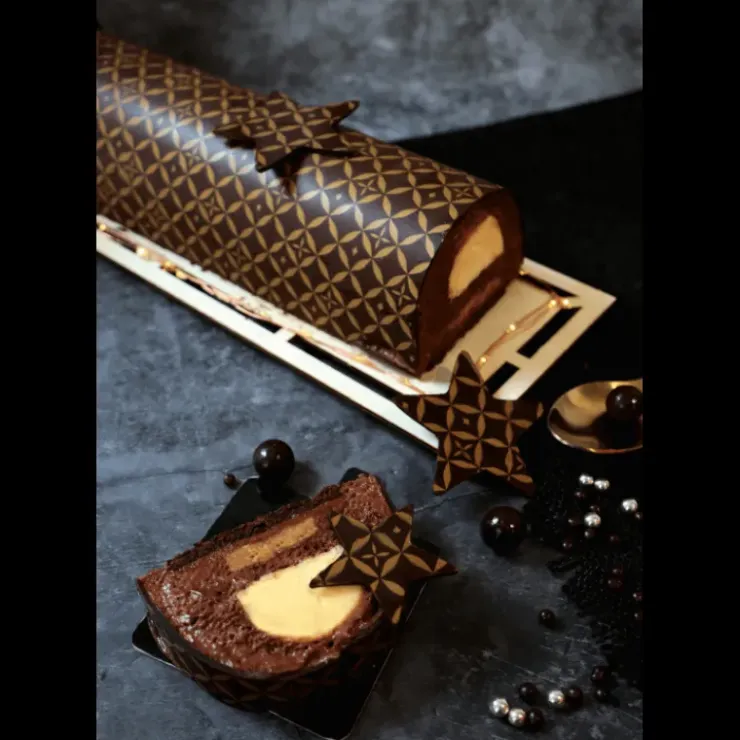SCRAPCOOKING Feuilles de Transfert Chocolat Couture (x2)