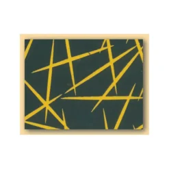 MALLARD FERRIERE Feuilles de transfert chocolat Paillettes jaunes 34 x 26,5 cm (x10) Discount