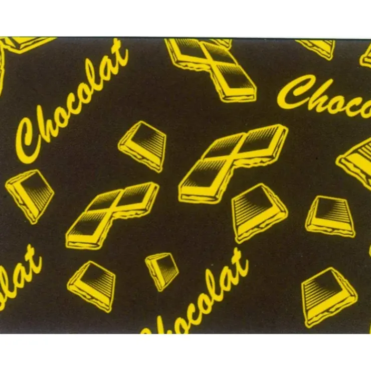MALLARD FERRIERE Feuilles de transfert chocolat motif chocolat 34 x 26,5 cm (x10) Sale