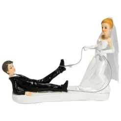 CUISINEADDICT Figurine Mariage A la Pêche 2 Modèles 14 cm Sale