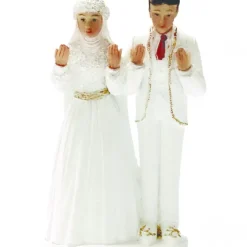CUISINEADDICT Figurine Mariage Couple Oriental 14,5 cm Best