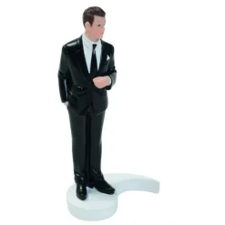 MALLARD FERRIERE Figurine Mariage Marié Brun 15 cm Discount