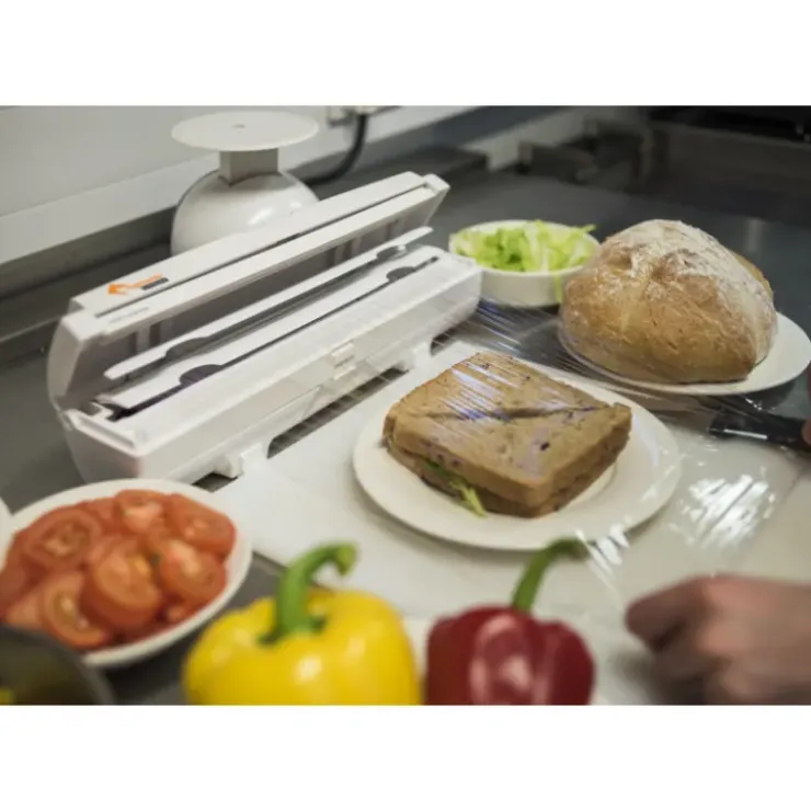 WRAPMASTER Film Alimentaire 225m Dévidoir Compact (x3) New