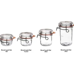 LUIGI BORMIOLI FIN DE SERIE Bocal en Verre 8 cl (x6) Lock Eat Discount