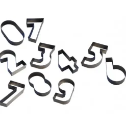 GOBEL FIN DE SERIE Chiffre inox 3 Moule-Découpoir 100 mm Clearance