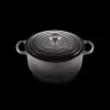 LE CREUSET FIN DE SERIE Cocotte en Fonte Ronde 26 cm Flint Signature Online