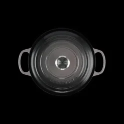 LE CREUSET FIN DE SERIE Cocotte en Fonte Ronde 26 cm Flint Signature Online