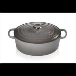 LE CREUSET FIN DE SERIE Cocotte en fonte Ovale 29 cm Mist Grey Signature Online