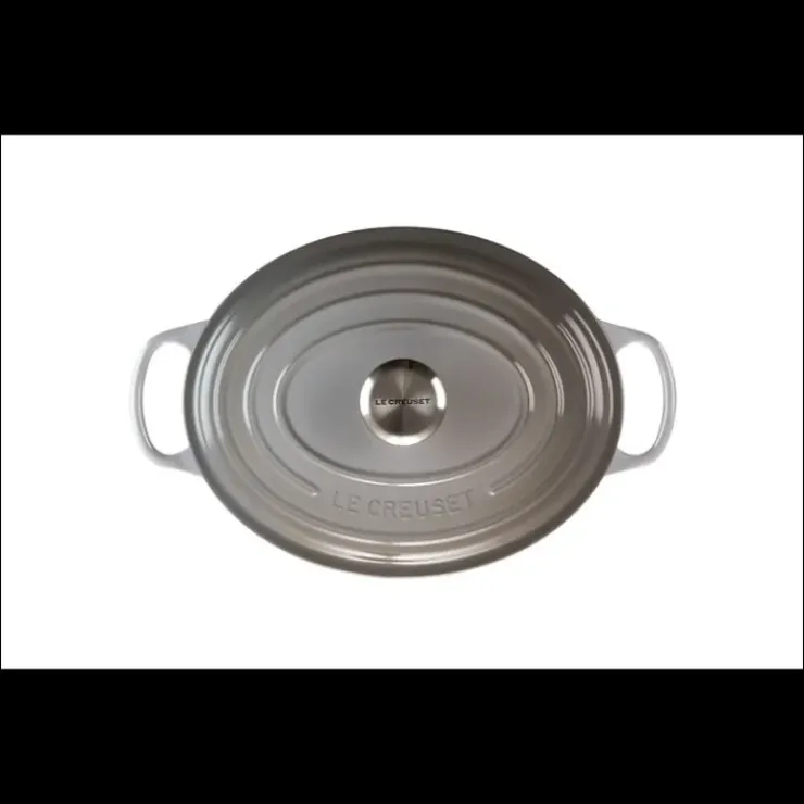 LE CREUSET FIN DE SERIE Cocotte en fonte Ovale 29 cm Mist Grey Signature Online