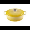 LE CREUSET FIN DE SERIE Cocotte en fonte Ovale 31 cm Soleil Signature Clearance