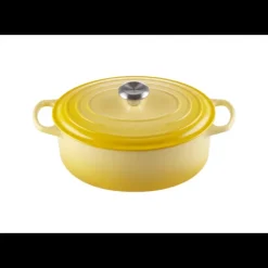 LE CREUSET FIN DE SERIE Cocotte en fonte Ovale 31 cm Soleil Signature Clearance