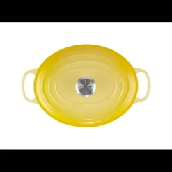 LE CREUSET FIN DE SERIE Cocotte en fonte Ovale 31 cm Soleil Signature Clearance