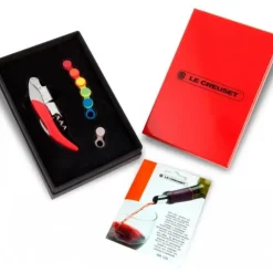 LE CREUSET FIN DE SERIE Coffret Vin 3 pièces GS-142 Screwpull - Hot