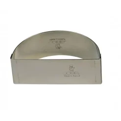 GOBEL FIN DE SERIE Emporte Pièce Inox Demi-Cercle 6 x 3 cm x H 3 cm Hot