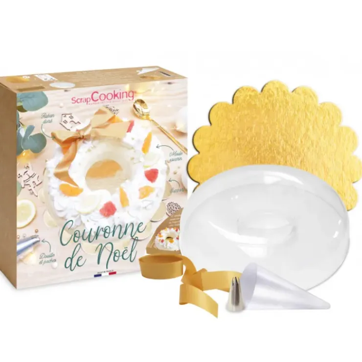 SCRAPCOOKING FIN DE SERIE Kit Gâteau Couronne de Noël Hot
