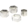 CUISINEADDICT FIN DE SERIE Nonnette Hexagonale Inox Ø 8 cm H3,5 cm Best