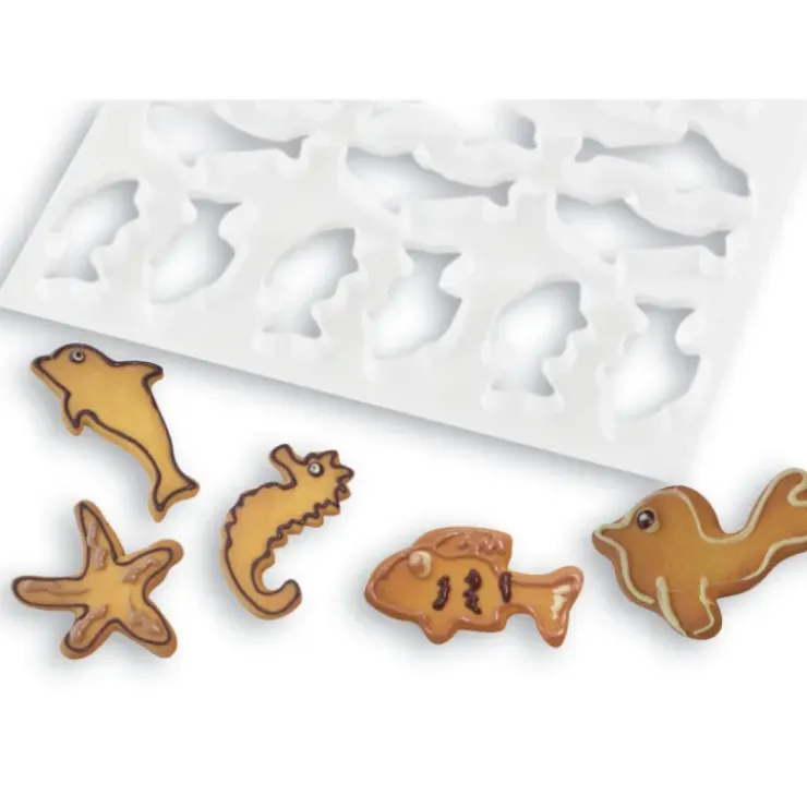 MALLARD FERRIERE FIN DE SERIE Plaque Découpoirs Animaux Marins Clearance