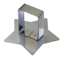 GOBEL FIN DE SERIE Poussoir Etoile inox 78 x 78 mm - Sale