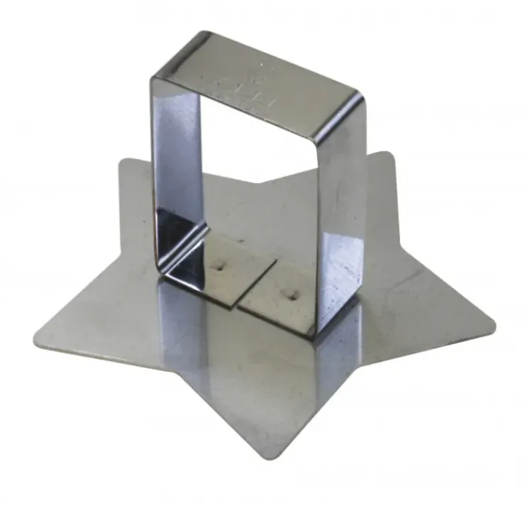 GOBEL FIN DE SERIE Poussoir Etoile inox 78 x 78 mm - Sale