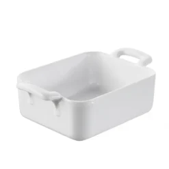 REVOL FIN DE SERIE Ramequin Rectangulaire Blanc 12x10 cm Belle Cuisine Hot