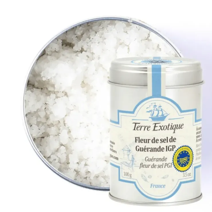 TERRE EXOTIQUE Fleur de Sel de Guérande IGP 100 g Outlet