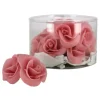MALLARD FERRIERE Fleur en sucre Roses couleur rose Ø 3,5 cm (x15) Mallard Ferrière Outlet