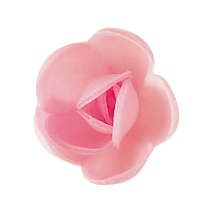 FLORENSUC Fleurs de rose blanches et roses x6, grandes feuilles x12 - en Azyme Hot
