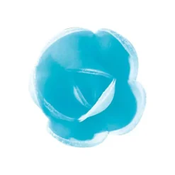 FLORENSUC Fleurs de rose bleue x6, grandes feuilles x12 - en Azyme Discount
