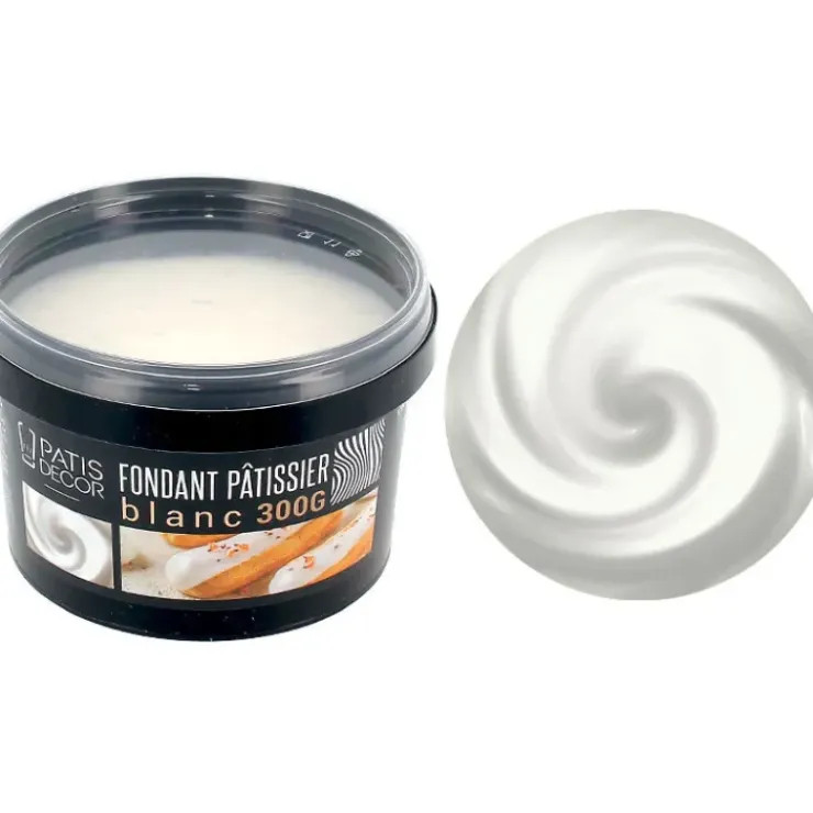 PATISDECOR Fondant Pâtissier Blanc 300 g Patisdécor Outlet