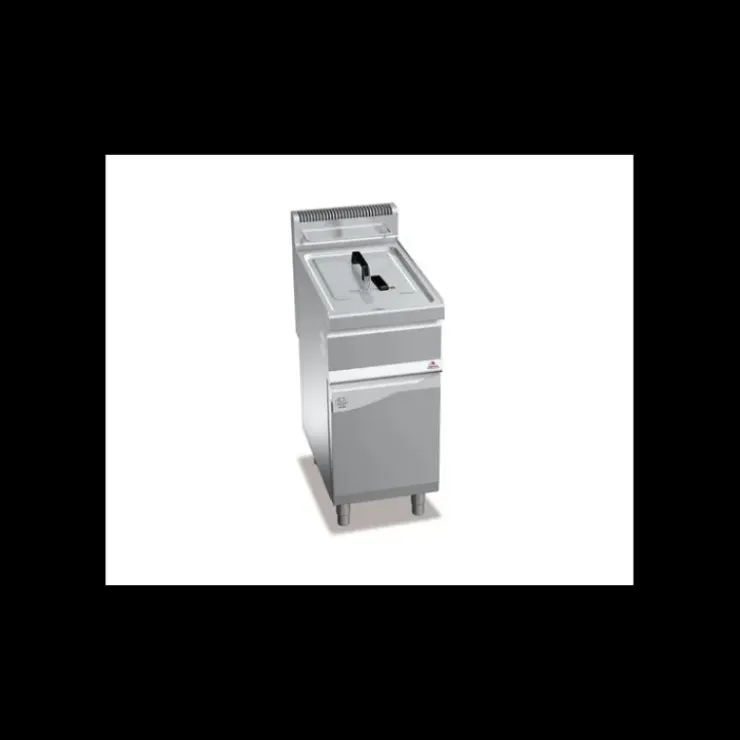 BERTOS Friteuse Gaz 15 L sur Meuble 700 x 400 x 900 mm Berto's Discount