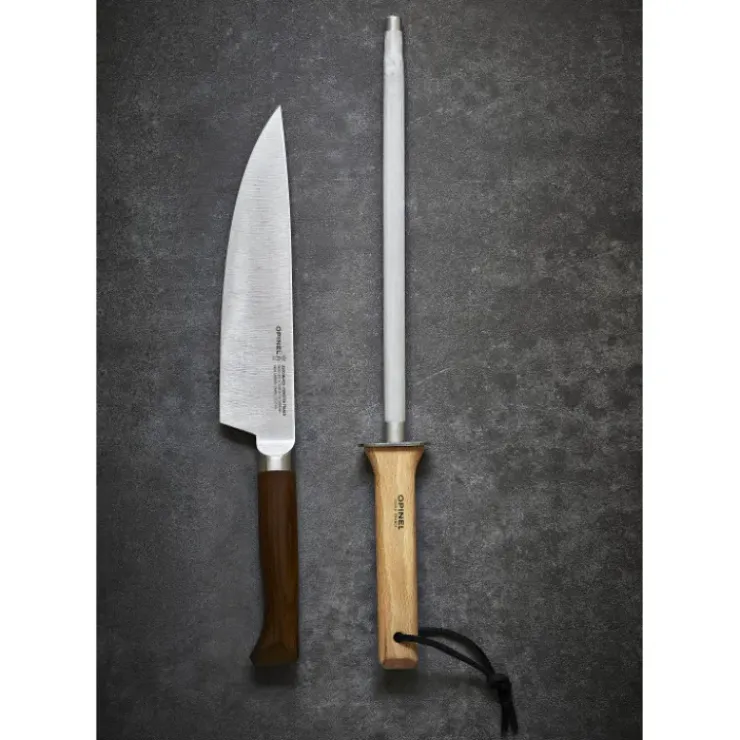 OPINEL Fusil à Affuter Mèche Acier 25 cm Discount
