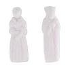 NORDIA Fèves Roi et Reine Plastique Blanc x144