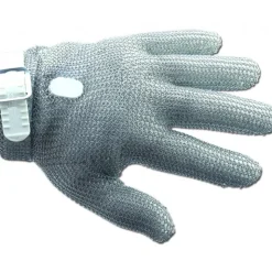 ARCOS Gant de Protection en Cotte de Maille S Blanc Hot
