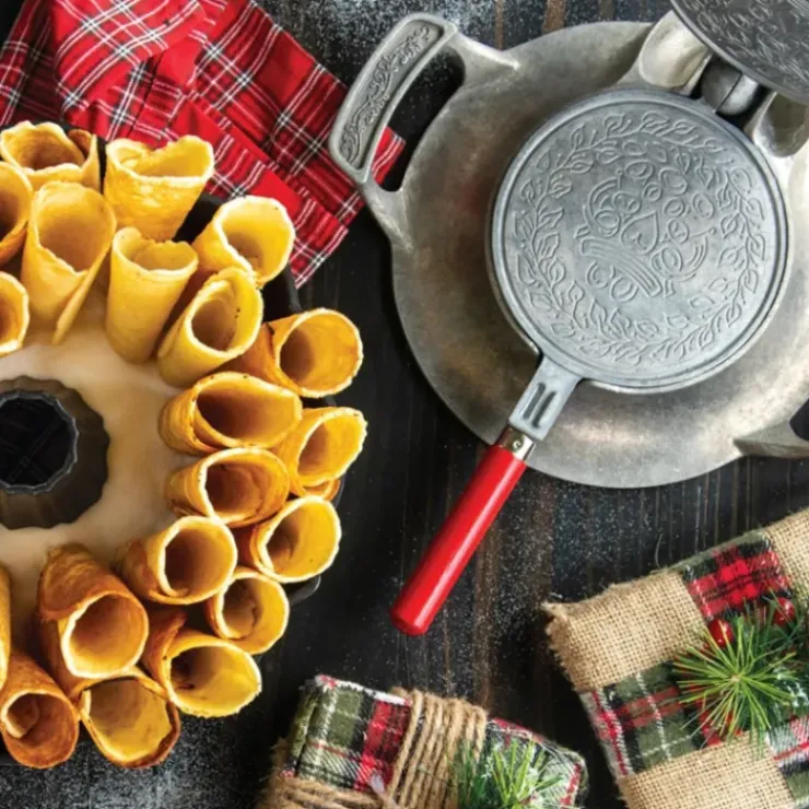 NORDIC WARE Gaufrier Norvégien Krumkake Fonte d'Aluminium Ø13 cm Online