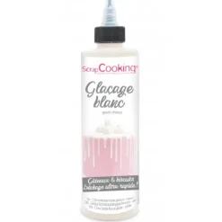 SCRAPCOOKING Glaçage Blanc goût Chocolat 130 g Discount