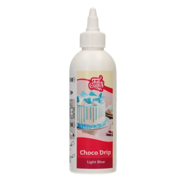 FUNCAKES Glaçage Choco Drip Bleu Clair 180 g Outlet