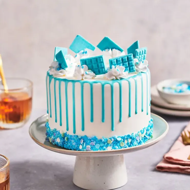 FUNCAKES Glaçage Choco Drip Bleu Clair 180 g Outlet