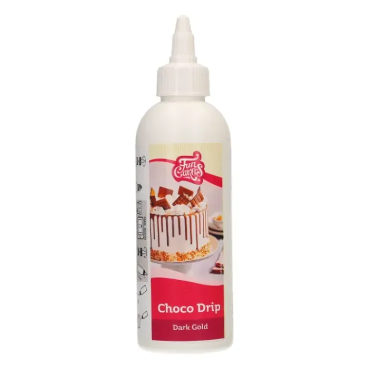 FUNCAKES Glaçage Choco Drip Or 180 g Best