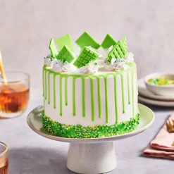 FUNCAKES Glaçage Choco Drip Vert Clair 180 g Discount